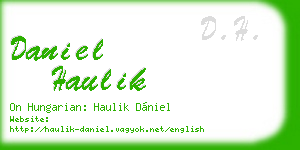 daniel haulik business card